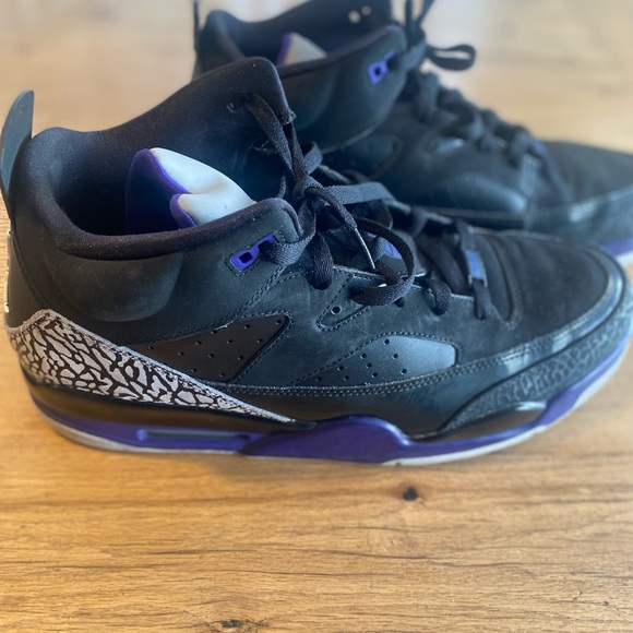 Nike Son of Mars Low Black Grape Men’s 13 Preowned - Picture 4 of 9